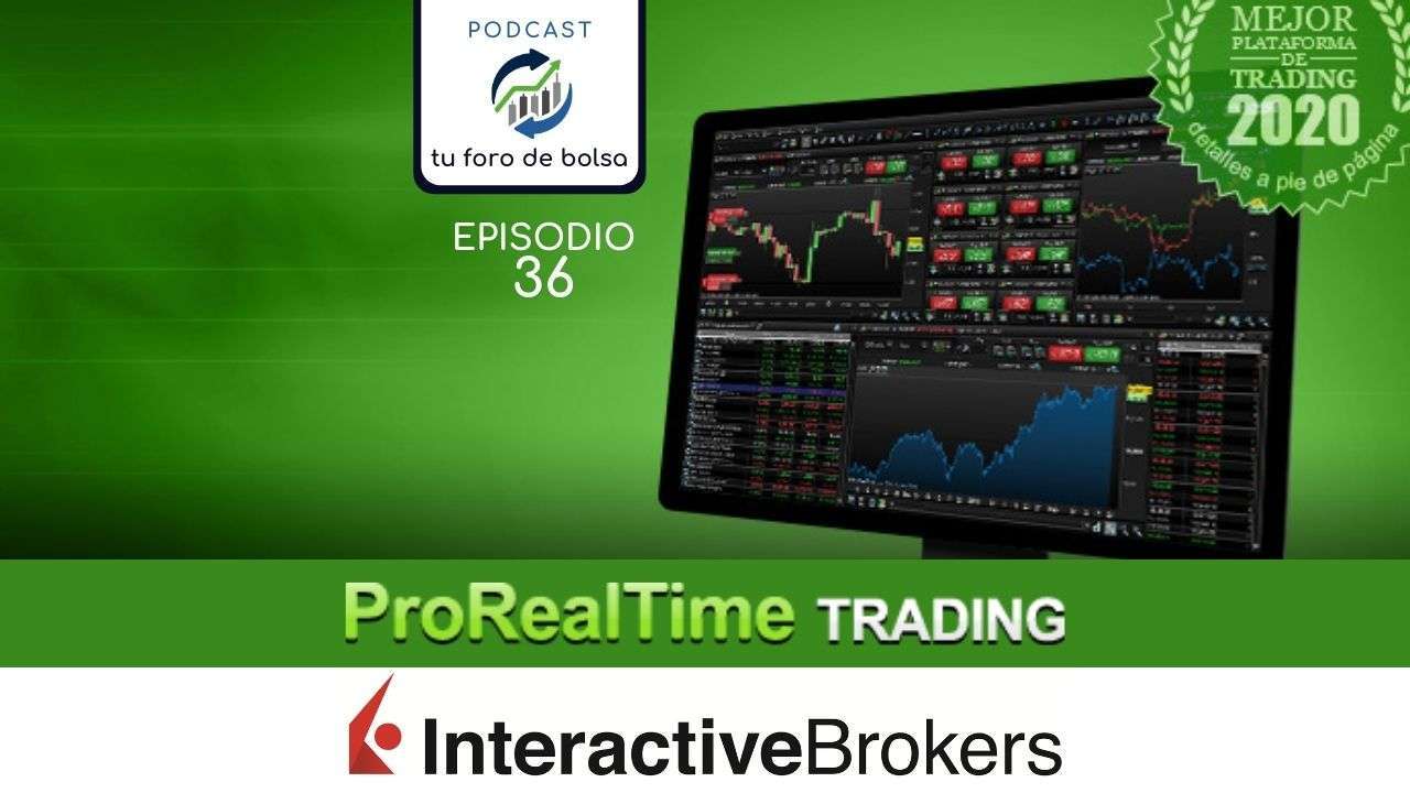 cover of episode 36. ProRealTime InterActive Brokers 2022