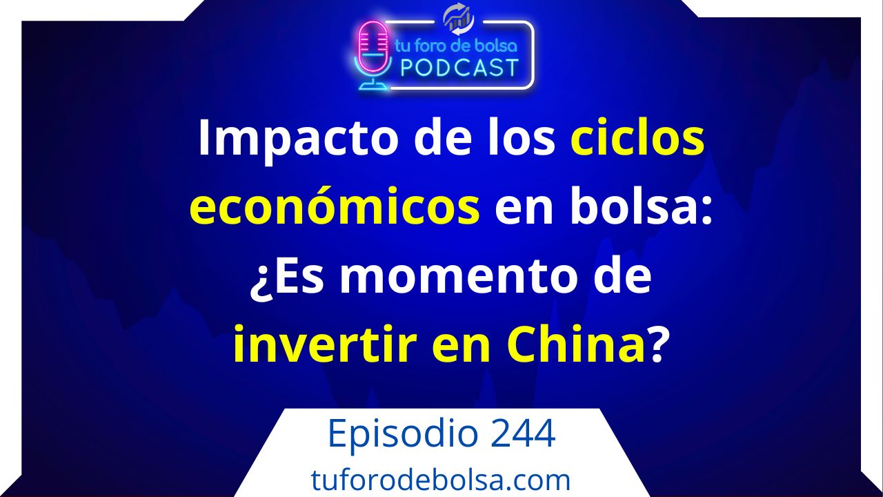 cover of episode 244.- Impacto de los ciclos económicos en bolsa. ¿Es momento de invertir en China?