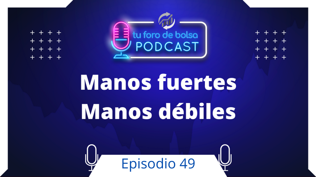 Manos fuertes en bolsa