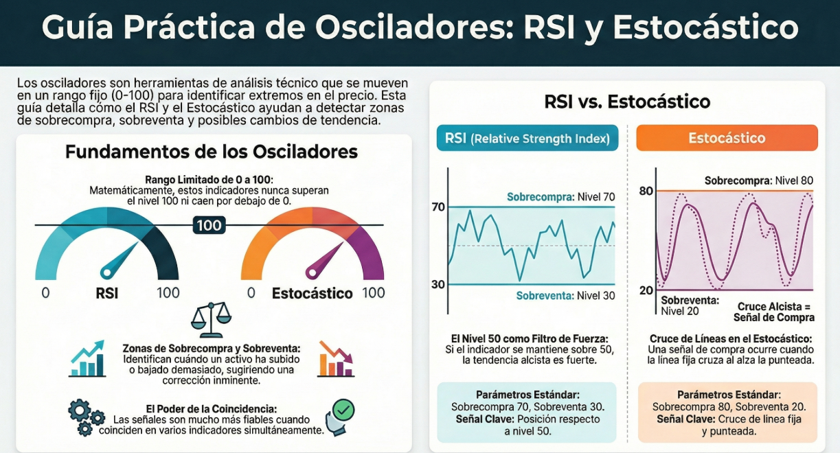 Estrategia con estocástico y RSI