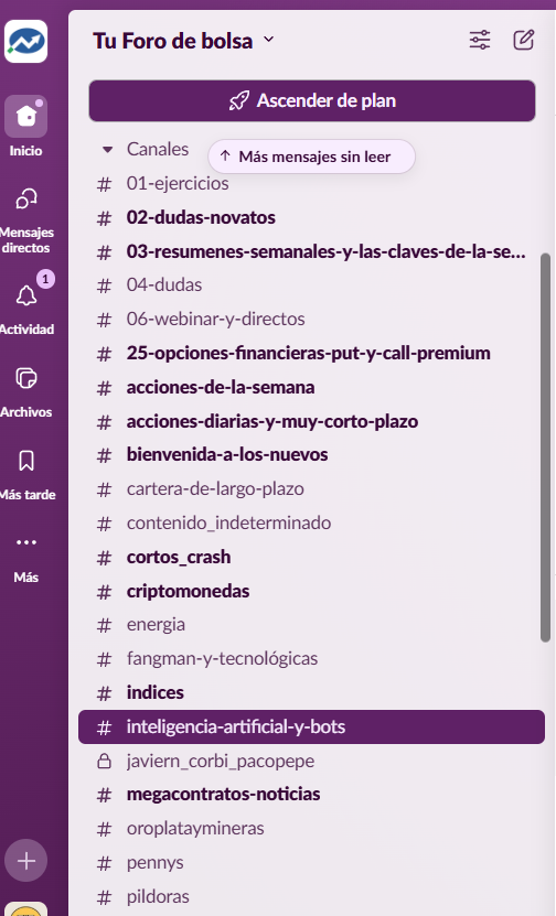 chat de ia en trading